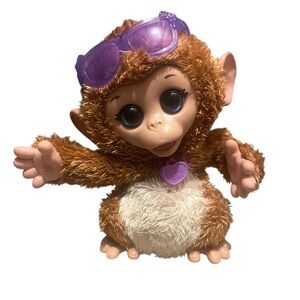 FurReal Friends Monkey‎ Baby Cuddles Giggly Interactive Pet Hasbro 2013 Working